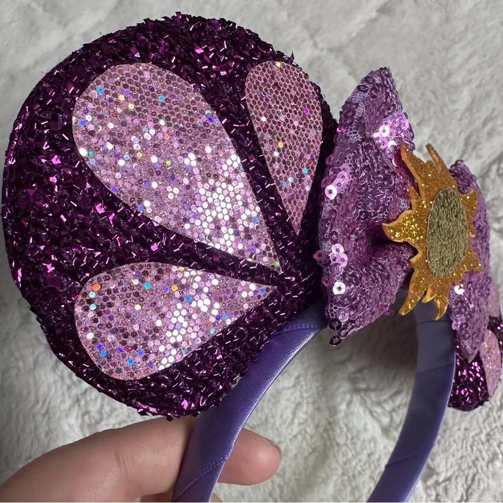 Handmade | Disney | Rapunzel Tangled Minnie Mouse Ear Headband